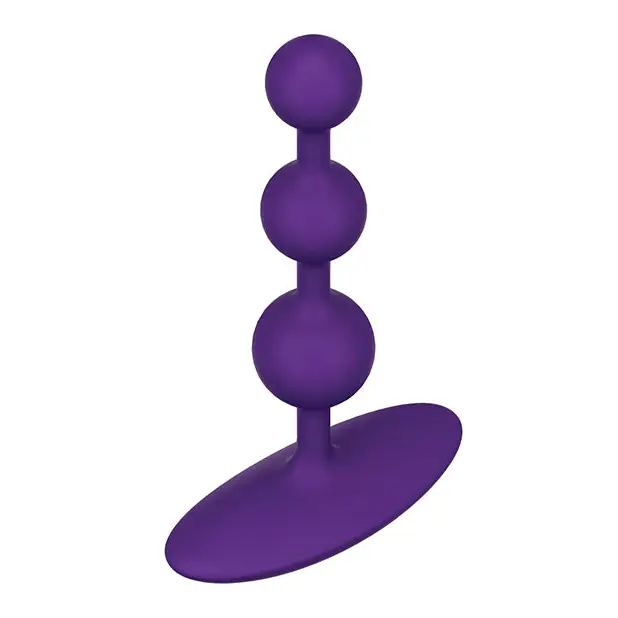 ROMP Amp Purple Silicone Anal Plug - Purple - Anal Beads