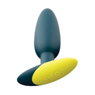 ROMP Bass Green Rechargeable Silicone Vibrating Anal Plug - Green - Powered Butt Plug