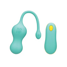 Romp Cello Blue Rechargeable Remote-Controlled Silicone G-Spot Egg Vibrator - Blue - Egg Vibrator