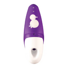 ROMP Free Purple Rechargeable Silicone Pleasure Air Clitoral Vibrator - Purple - Stimulators