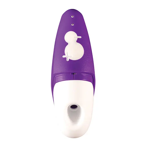 ROMP Free Purple Rechargeable Silicone Pleasure Air Clitoral Vibrator - Purple - Stimulators