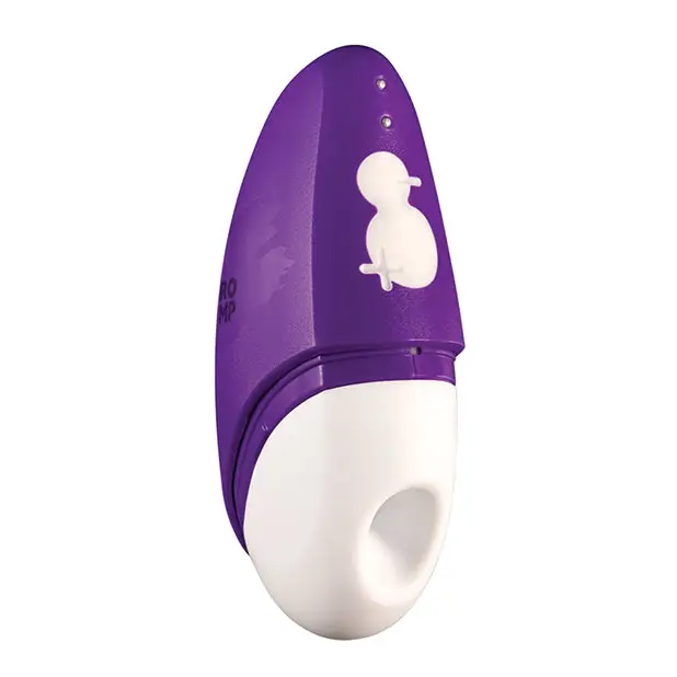 ROMP Free Purple Rechargeable Silicone Pleasure Air Clitoral Vibrator - Purple - Stimulators