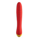 ROMP Hype Red Rechargeable Silicone G-Spot Vibrator - Red - Plain Vibrator