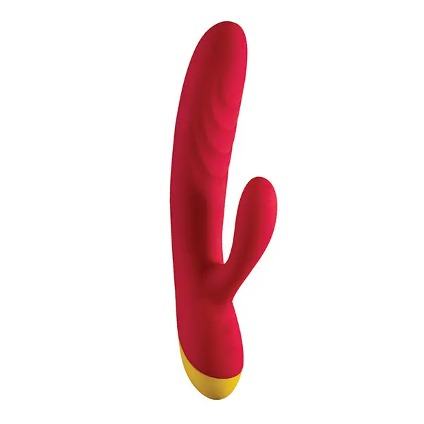 ROMP Jazz Rechargeable Silicone Rabbit Vibrator - Pink - Rabbit