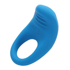 ROMP Juke Blue Rechargeable Silicone Vibrating Cock Ring - Blue - Cock Ring