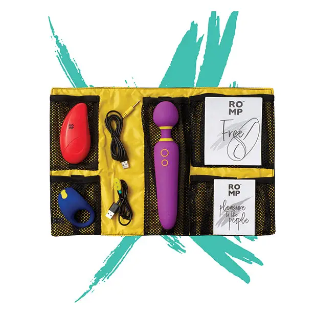 ROMP Pleasure Kit Vibrator Set - Multi-Color - Vibrator Kit