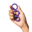 Romp Remix Trio Purple Cock Ring Set Of 3 - Purple - Cock Ring