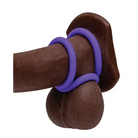 Romp Remix Trio Purple Cock Ring Set Of 3 - Purple - Cock Ring