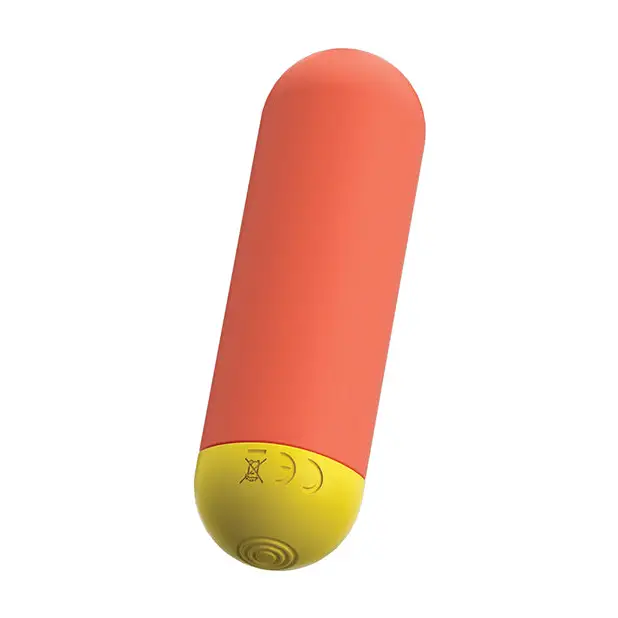 ROMP Riot Orange Rechargeable Bullet Vibrator - Orange - Bullet Vibrator