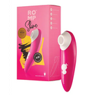 ROMP Shine Pink Rechargeable Silicone Pleasure Air Clitoral Vibrator - Pink - Stimulators