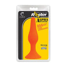 Rooster Alpha Advanced Anal Plug Orange in retail packaging for advanced anal pleasure