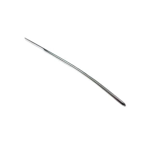 Rouge 5mm stainless steel dilator needle on a white background