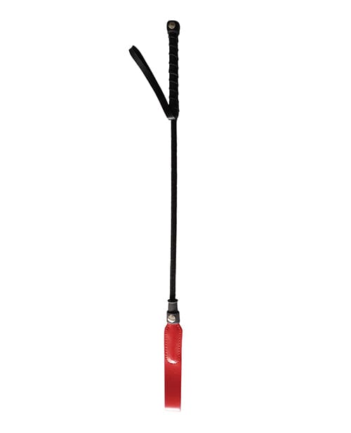 Rouge Crops Rouge Short Riding Crop Slim Tip - Red at the Haus of Shag
