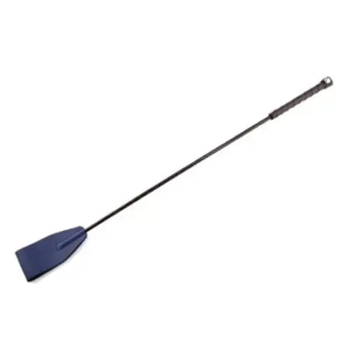 Rouge Riding Crop Blue with long black shaft and blue blade for precision riding