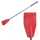 Rouge Riding Crop Red - Stylish riding crop with a red leather tip and handle