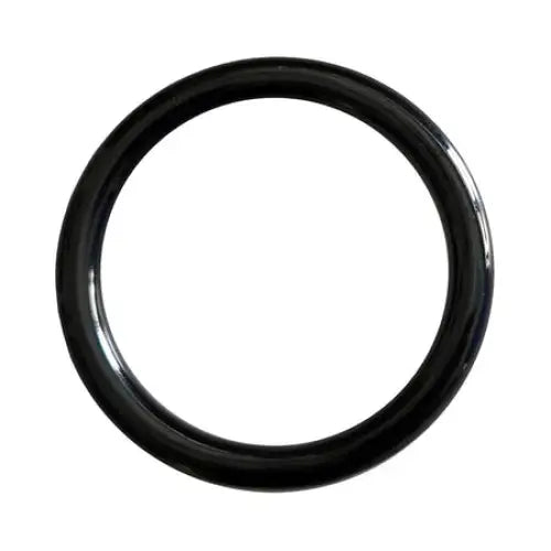 Rouge Stainless Steel Round Cock Ring 50mm Black - Cock Ring