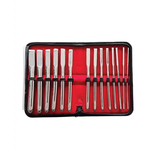 Rouge Stainless Steel Uterine Hegar Set 14 Pieces In Case - Sounds