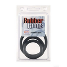 CalExotics Penis Enhancement Black Rubber Ring Set at the Haus of Shag