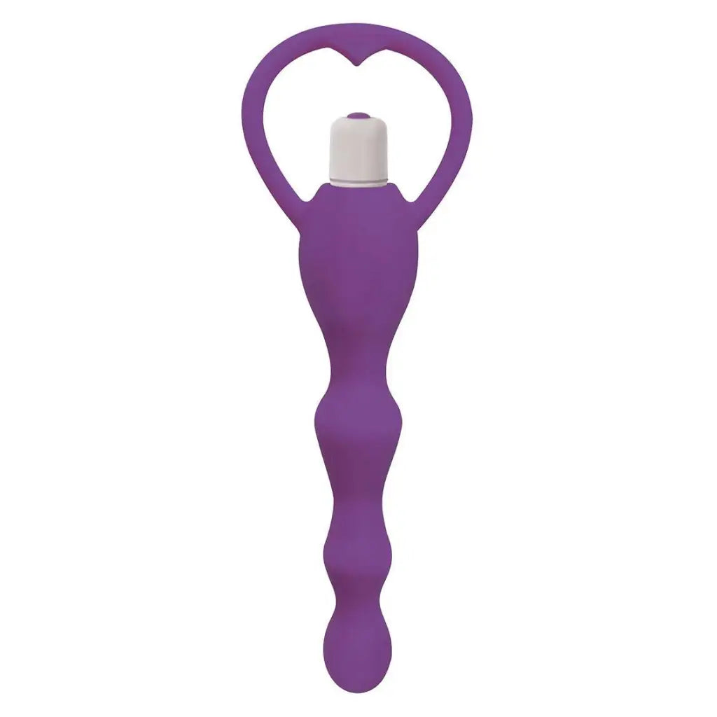 Rump Shaker 3x Vibrating Silicone Anal Plug - Purple - Anal-vibrators