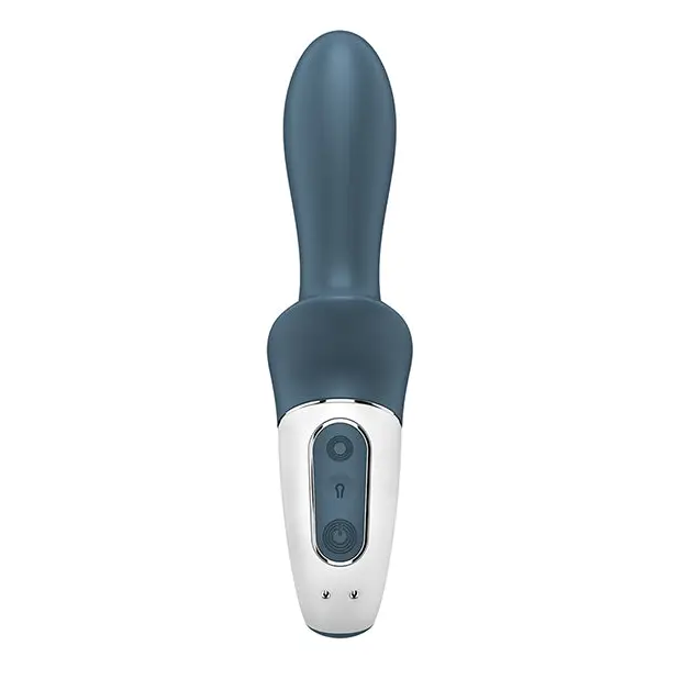 Satisfyer Air Pump Booty 2 Inflatable Vibrator - Gray - Plain Vibrator