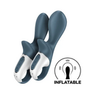 Satisfyer Air Pump Booty 2 Inflatable Vibrator - Gray - Plain Vibrator