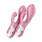 Satisfyer Air Pump Bunny 2 Inflatable Rabbit Vibrator - Red - Rabbit