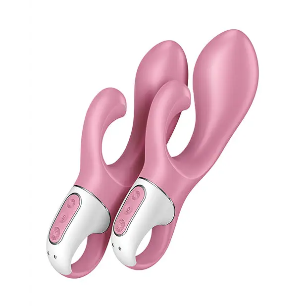 Satisfyer Air Pump Bunny 2 Inflatable Rabbit Vibrator - Red - Rabbit