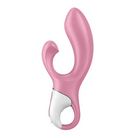 Satisfyer Air Pump Bunny 2 Inflatable Rabbit Vibrator - Red - Rabbit