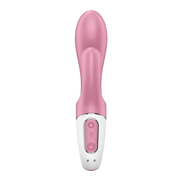 Satisfyer Air Pump Bunny 2 Inflatable Rabbit Vibrator - Red - Rabbit