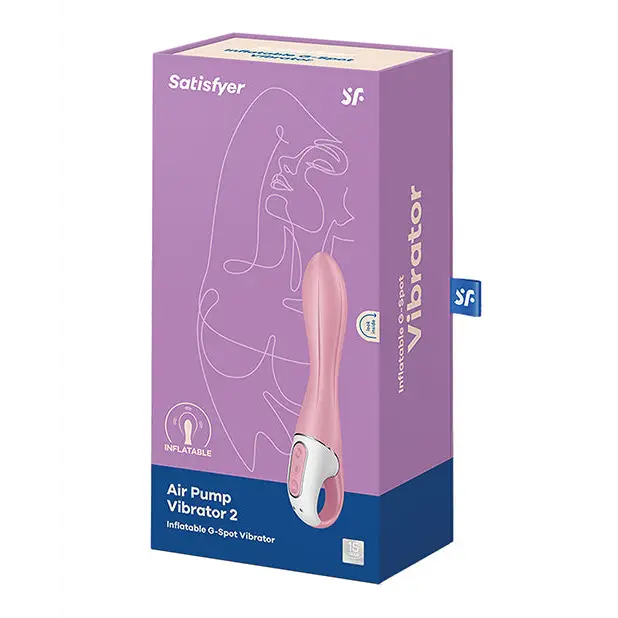 Satisfyer Air Pump Vibrator 2 - Pink - Plain Vibrator