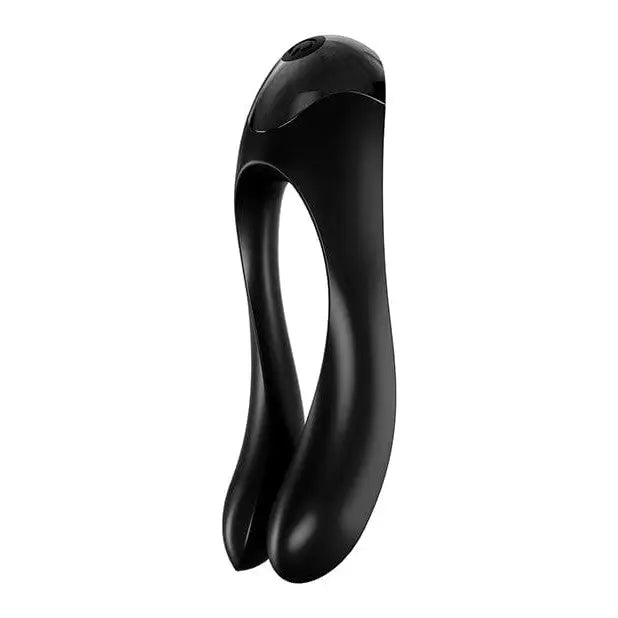 Satisfyer Candy Cane black silicon dual motor finger vibrator for intense pleasure