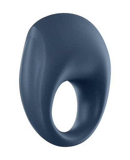 Satisfyer Cock Ring Satisfyer Strong One W/bluetooth App - Blue at the Haus of Shag