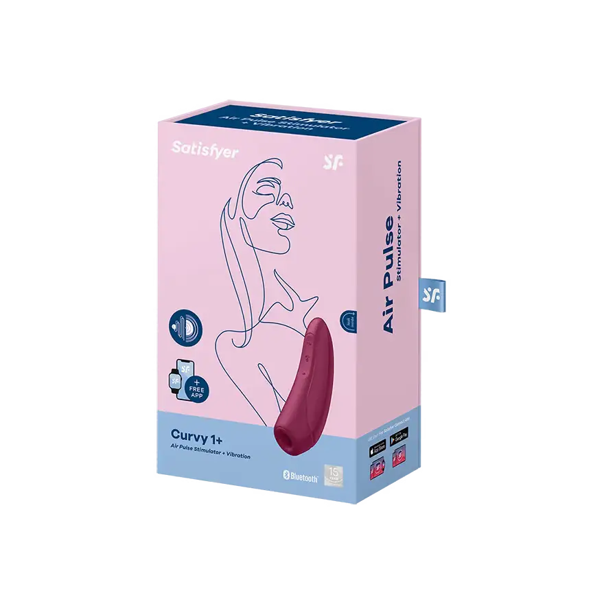 Satisfyer Curvy 1 + Vibrator with App Control - Stimulators