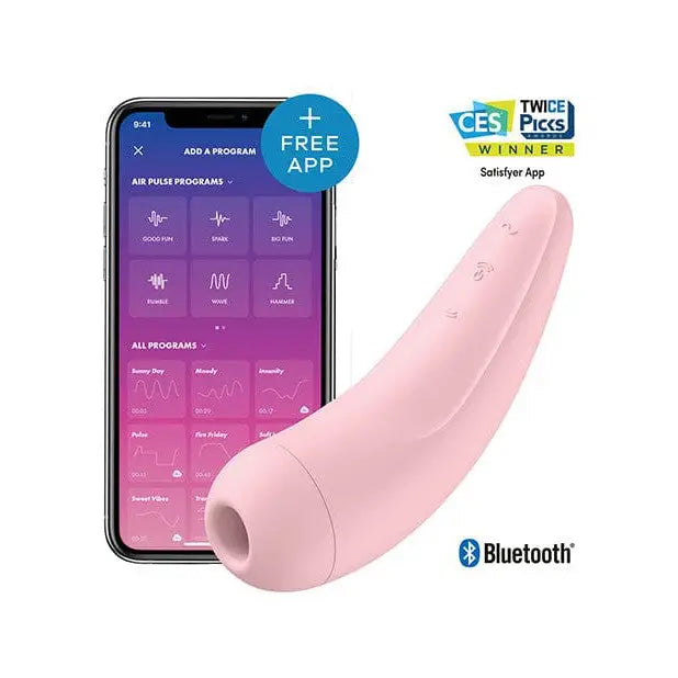 Image of Satisfyer Curvy 2+ Vibrator with App Control, the best vibrating device for women