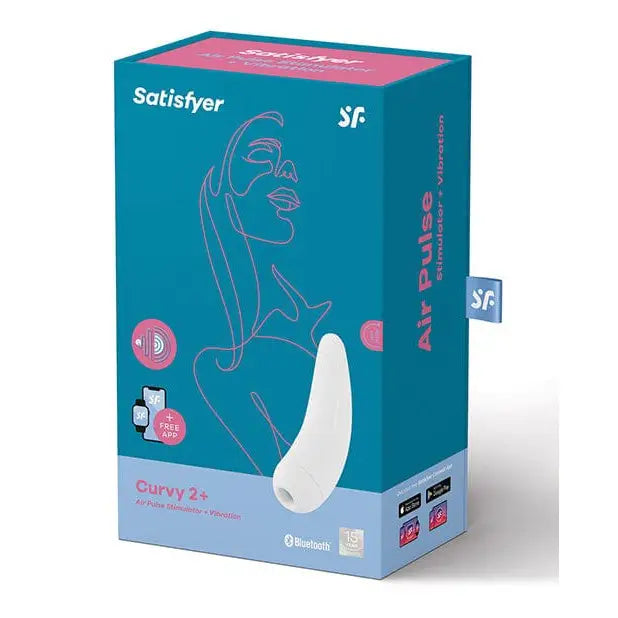 Scafer Soft Air Pillow with Satisfyer Curvy 2+ Air Clitoral Stimulator and App Control