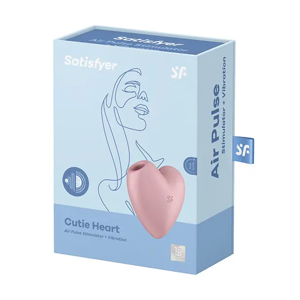 Satisfyer Cutie Heart Air Pulse Stimulator - Stimulators