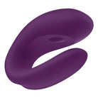 Satisfyer Vibrator Violet Satisfyer Double Joy Partner Vibrator at the Haus of Shag