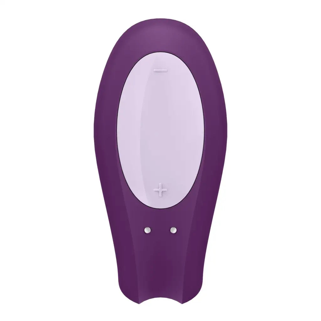 Satisfyer Vibrator Violet Satisfyer Double Joy Partner Vibrator at the Haus of Shag