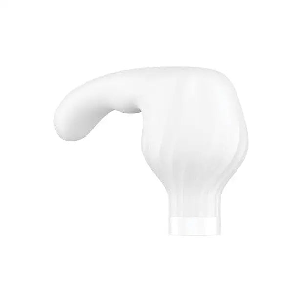 Satisfyer Double Wand light bulb with white background, Round and G-Spot heads, App Control