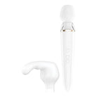 Satisfyer Double Wand-er white electric toothbrush with gold trim and app control