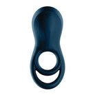 Satisfyer Penis Enhancement Satisfyer Epic Duo Ring Vibrator - Dark Blue at the Haus of Shag