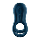 Satisfyer Penis Enhancement Satisfyer Epic Duo Ring Vibrator - Dark Blue at the Haus of Shag