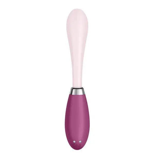 Satisfyer G Spot Flex 3 - Pink and purple smooth, elongated vibrator for optimal pleasure