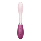 Satisfyer G Spot Flex 3: Vibrator with purple handle and pale pink silicone head