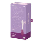 Satisfyer G Spot Flex 3 personal massager device in purple packaging