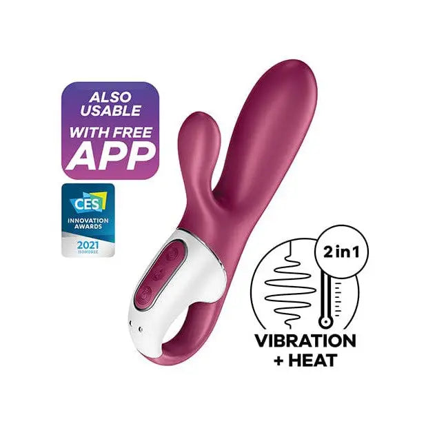 Satisfyer Stimulators Satisfyer Hot Bunny - Berry at the Haus of Shag