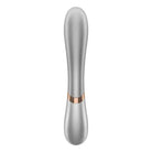 A vivid display of the Satisfyer Hot Lover against sleek stainless steel background