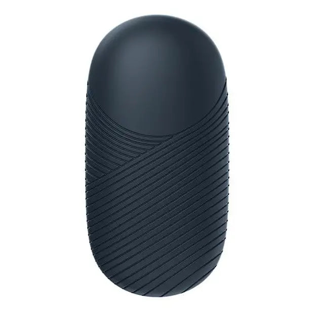 Satisfyer Layons Dark Desire - Black plastic ball with wavy pattern