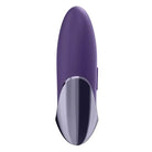 Purple Pleasure: Satisfyer Layons Purple showing a purple nail against a white background