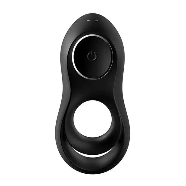 Satisfyer Penis Enhancement Satisfyer Legendary Duo Ring Vibrator - Black at the Haus of Shag